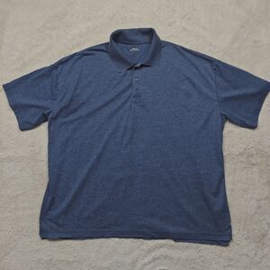Urban Outfitters Basic Polo Shirt Men's XXL Chest 54" Blue Plain Athletic Golf